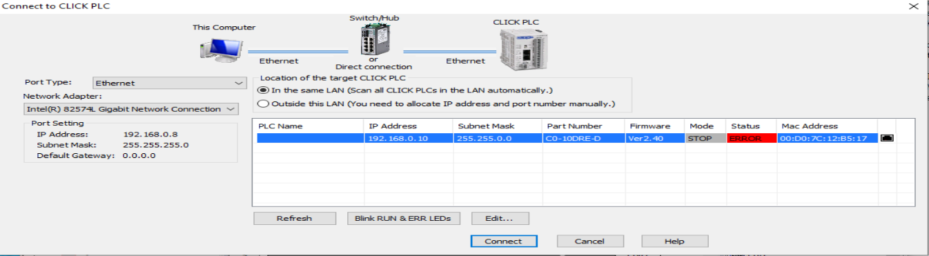 Plc Access Program M2: CLICK Software & PLC Access — Industrial AI Programming Workshop